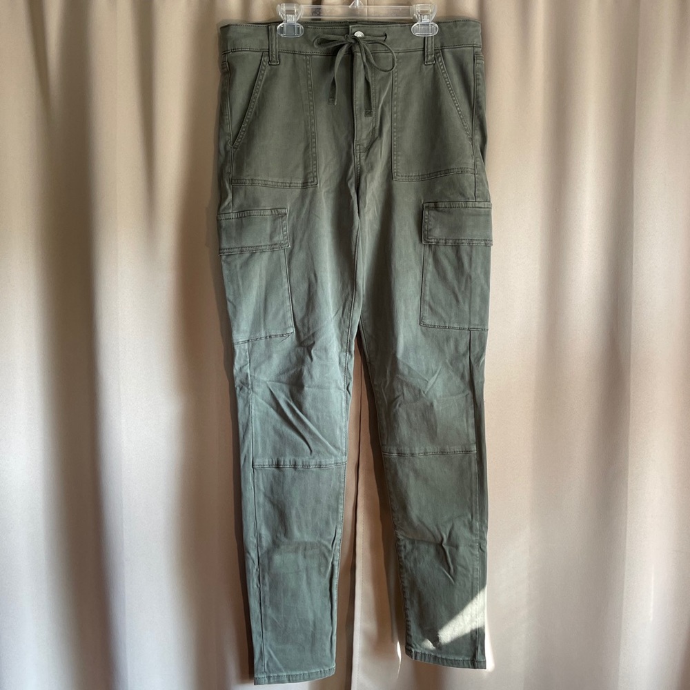 AE Army Green Utility Hi-Rise Jegging - 12 LONG!